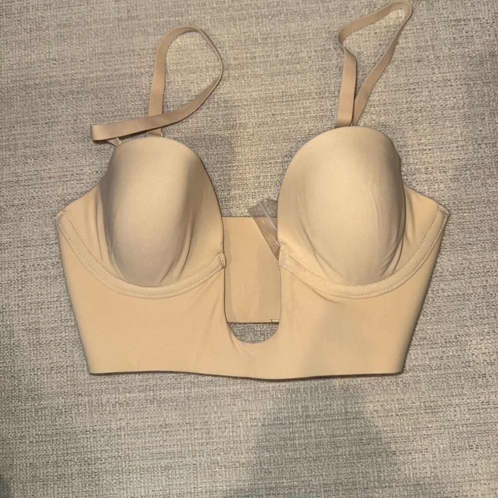 SKIMS Deep Plunge Sleepwear Bra